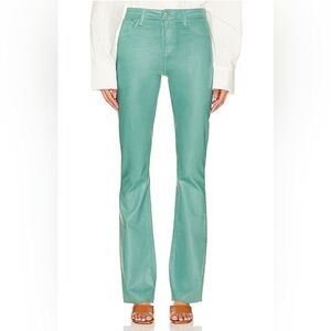 L'AGENCE Ruth Straight Undone Hem in‎ Green Jasper Coated